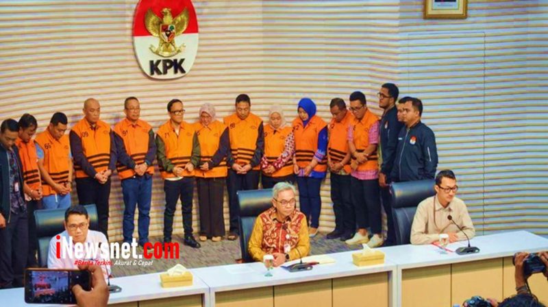 Foto: Konferensi Pers KPK (Inewsnet.com/Mila Apriliani)