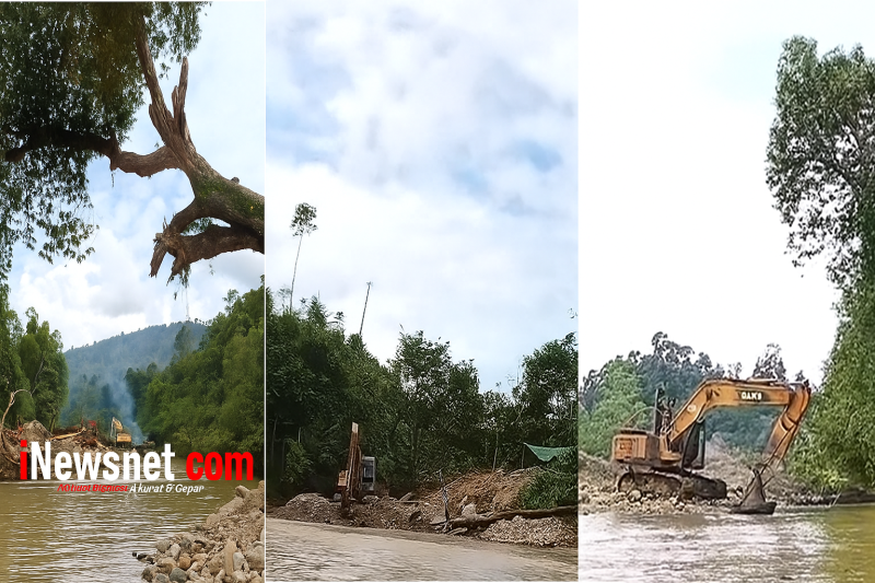 Foto: Alat Berat Kembali Garuk Tambang Tutung
